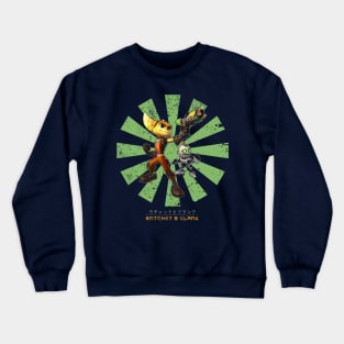 Rachet And Clank Retro Japanese Crewneck Sweatshirt